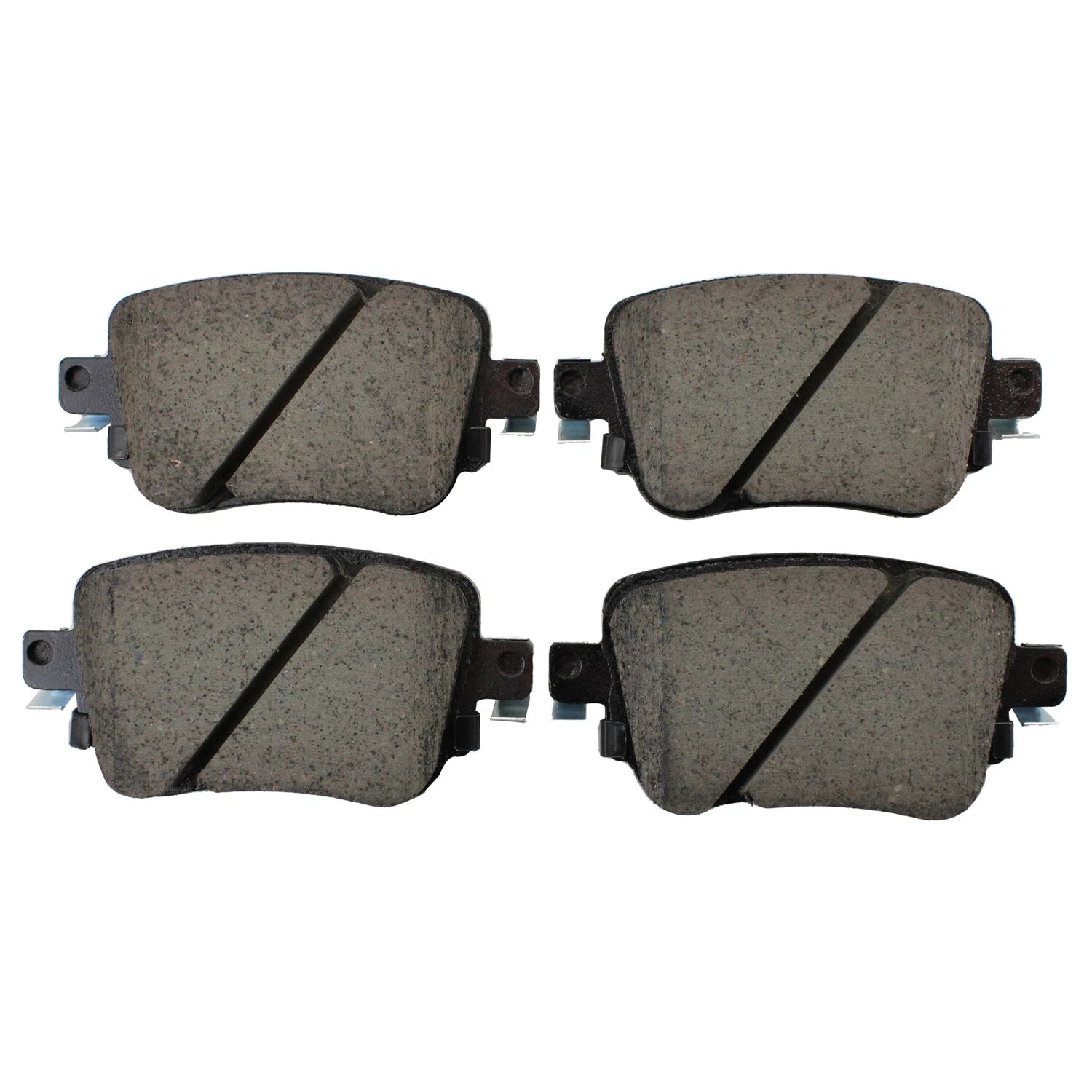 Set of 4 Rear Akebono Euro Ceramic Brake Pads for Audi Q3 Quattro, VW Golf, Passat