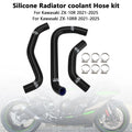Silicone Radiator Coolant Hose for Kawasaki ZX10R ZX-10RR (2021–2025)
