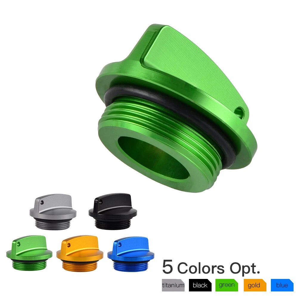 CNC Aluminum Oil Filler Cap Plug for Kawasaki Ninja 250R ZX-10R ZRX1200R (2008–2018)