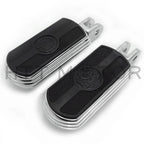 Chrome Skull Rubber Footpeg for Harley FXBB FXBR FXBRS FXLR (2018–Later)