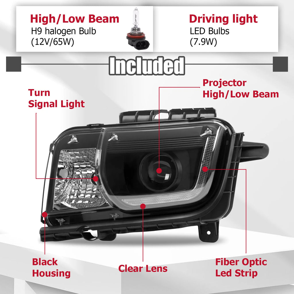 LED Projector Headlights for Chevy Camaro (2010-2013)