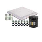Tune Up Kit with NGK 6 Spark Plugs & Coil Boots for Equinox Malibu G6 XL-7 (2005–2010)