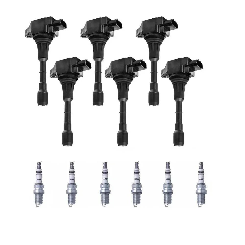 6 x Ignition Coils & 6 x Spark Plugs for Renault Latitude 2.5L/3.5L (2011-2013)