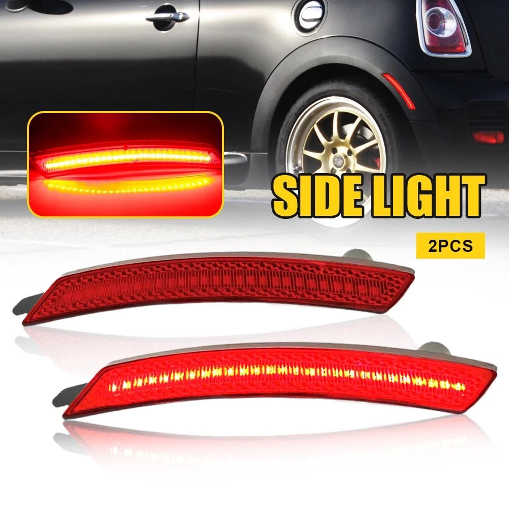 Set of 2 Rear LED Side Marker Lights for Mini Cooper R55 R56 R57 R58 R60 R59