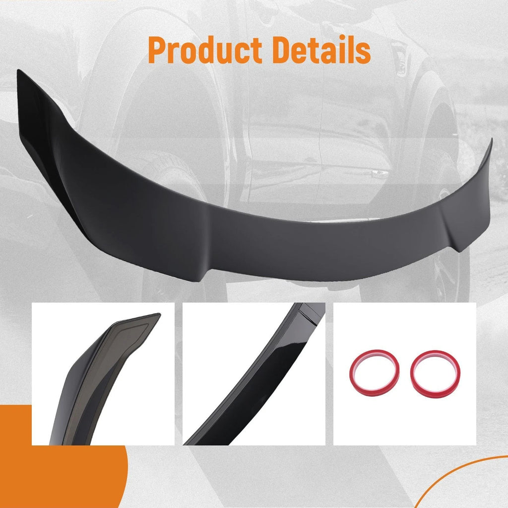 ABS Trunk Spoiler for Toyota Camry (2018-2022) Gloss Black Duckbill Design
