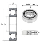 Deep Groove Ball Bearing 22x50x14mm for Scooter Skateboard (1 Pc)