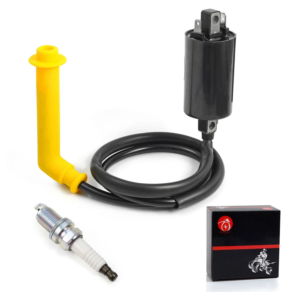 Ignition Coil & Spark Plug Wire Cap for Honda Rincon 680 (2006-2014)