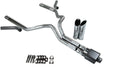 Dual Exhaust Kit for Dodge Ram 1500 (2009–2018) 3" with Slash Tips