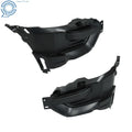 Set of 2 Fog Light Cover Trims for Ford Explorer (2020–2022) Black Clear