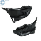 Set of 2 Fog Light Cover Trims for Ford Explorer (2020–2022) Black Clear