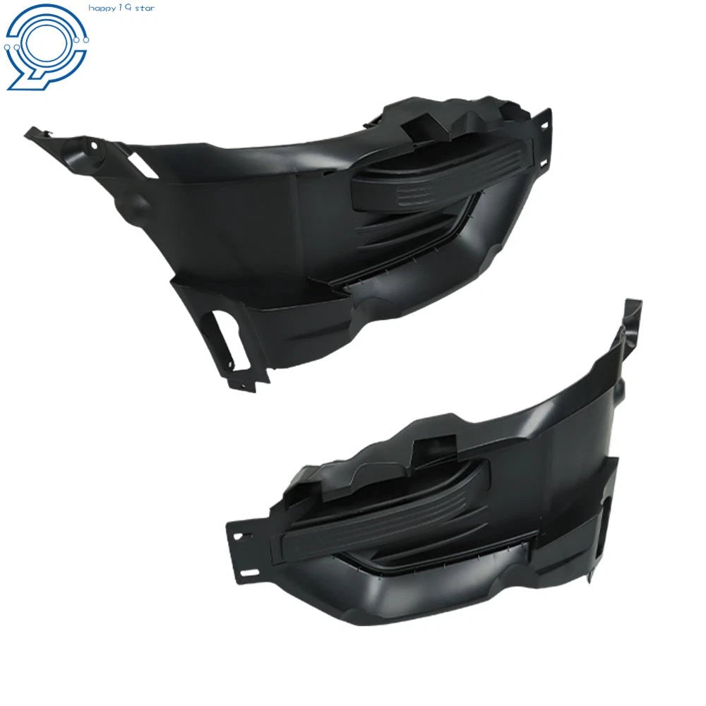 Set of 2 Fog Light Cover Trims for Ford Explorer (2020–2022) Black Clear