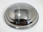 Stainless Hubcaps with Ford Logo Script for 1946 Ford Passenger Car (Set of 5)