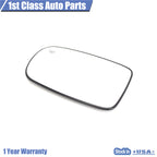 Rear View Mirror Glass + Backplate Left for Chrysler 200 300 Dodge Charger (2011–2021)