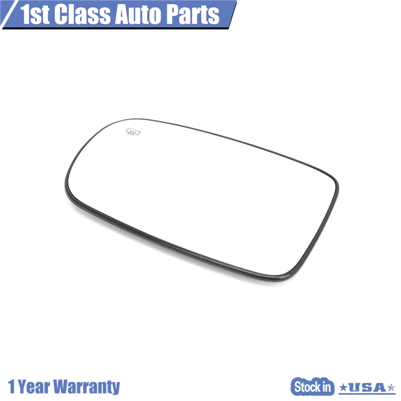 Rear View Mirror Glass + Backplate Left for Chrysler 200 300 Dodge Charger (2011–2021)
