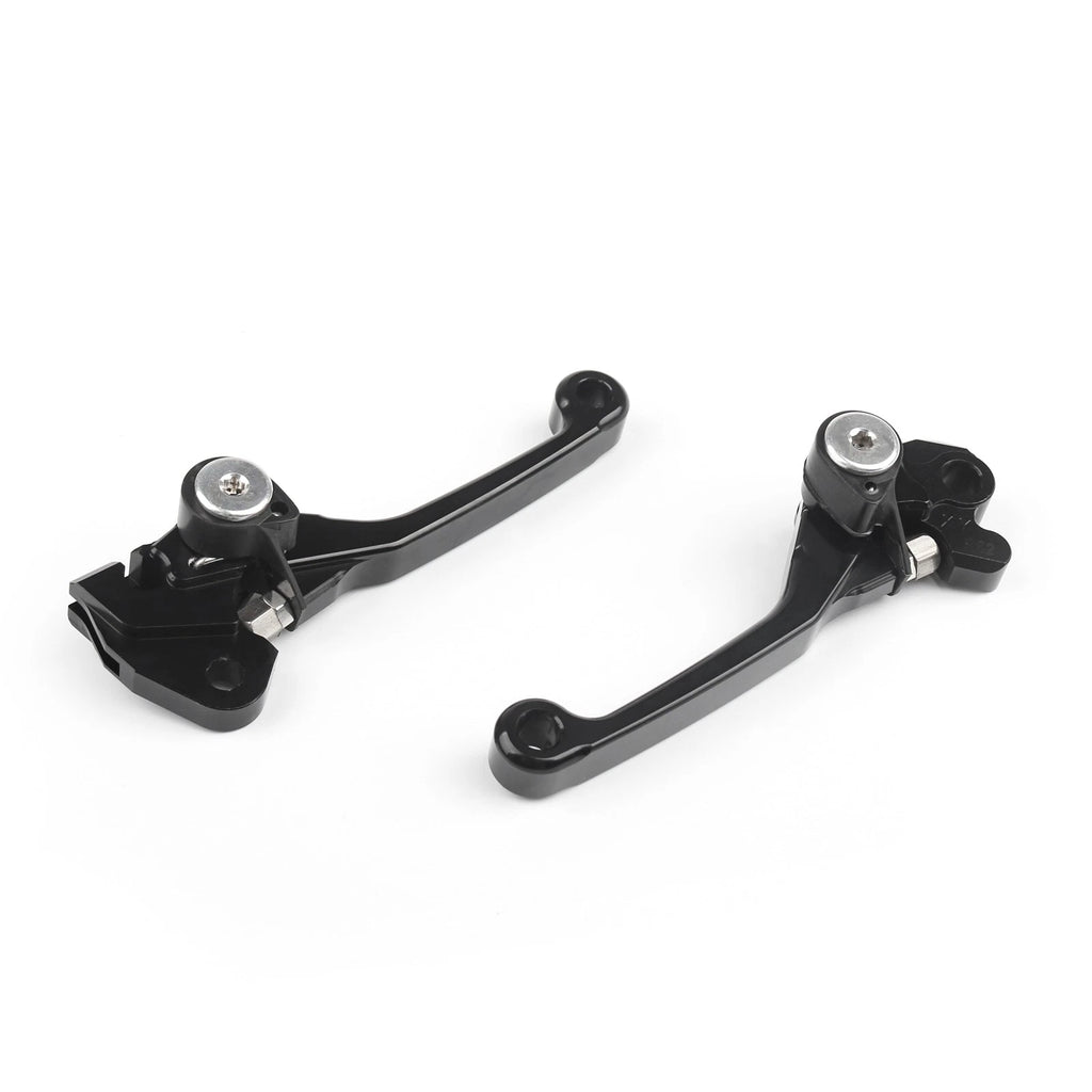 Pivot Brake Clutch Levers for Kawasaki KX65 KX85 KX250 KX250F KX125 (2004) Black