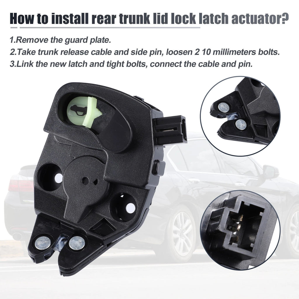 Car Door Lock Actuator Motor Rear for Honda Accord (2013–2017) 74851T2AA01