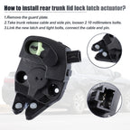 Car Door Lock Actuator Motor Rear for Honda Accord (2013–2017) 74851T2AA01