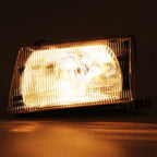 Headlights with Bulbs & Wiring Kit for Peterbilt 375 385