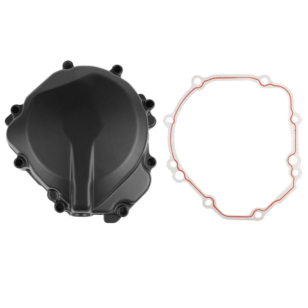 Black Left Engine Stator Cover Crankcase w/ Gasket for Suzuki GSXR1000 (2005–2008)