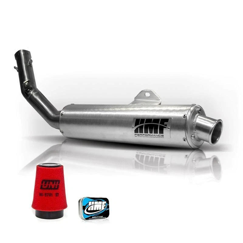 HMF Performance Slip On Exhaust + Jet Kit + Uni Air Filter for Can Am DS650 (2000–2007)