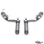 Chrome 5" Long Foot Peg Kit for Harley Davidson SuperLow 1200T (2014–2017)