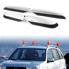 Set of 4 Roof Rack Cover Rail End Shell Caps for Toyota RAV4 (2013–2018)
