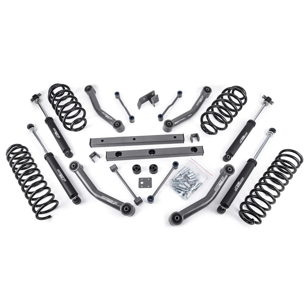 4" Lift Kit with Shocks & Coil Springs for Jeep Wrangler TJ (2003–2006)