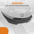Rear Trunk Spoiler for Audi A3 S3 RS3 4-Door (2014–2020) Carbon Fiber PSM Style