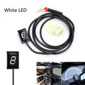 White LED Gear Indicator for Kawasaki ZX-6R Z750 Z1000 Ninja (2000–2023)