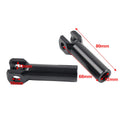 2.75" Passenger Foot Pegs Support Mount Clevis for Harley Softail
