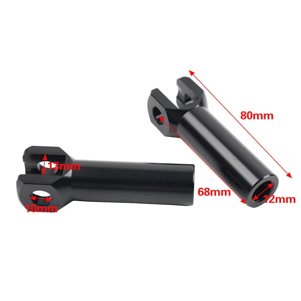 2.75" Passenger Foot Pegs Support Mount Clevis for Harley Softail