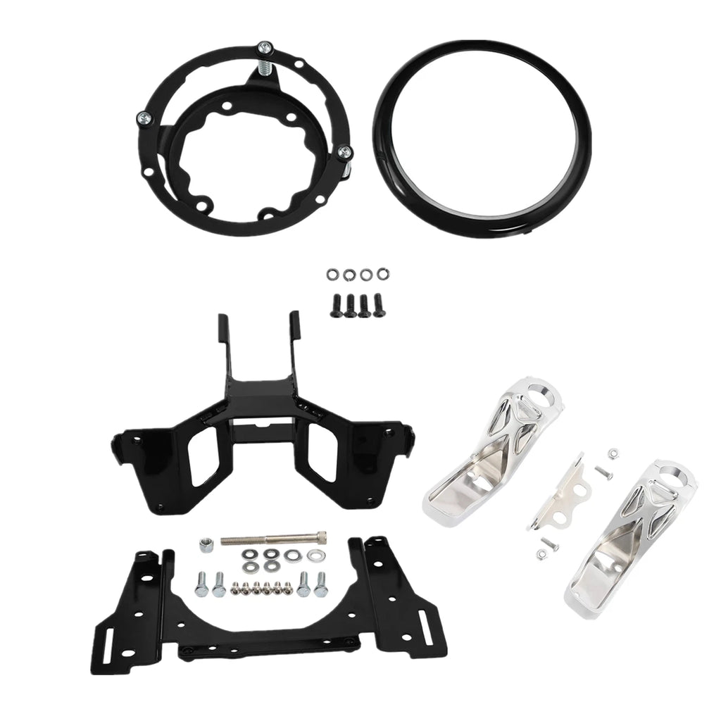 Headlight Fairing Brackets Mount Kit for Harley Low Rider ST FXLRST (2022–2025)