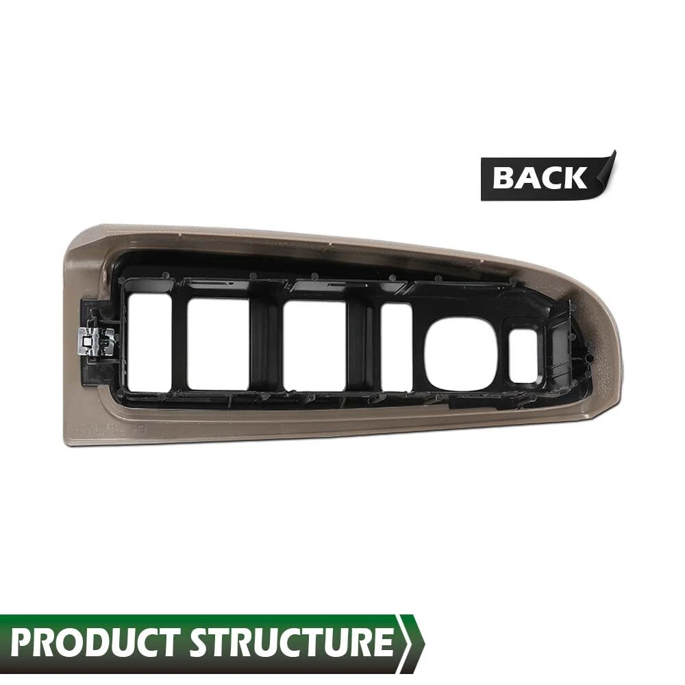 Front Window Switch Bezel for Chevy Silverado GMC Sierra (2003–2007)