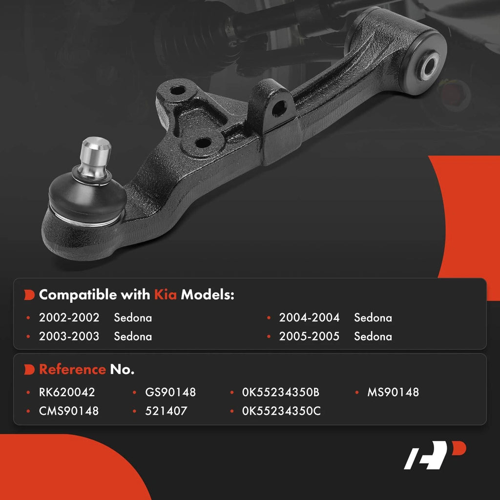 Front Left Lower Control Arm with Ball Joint for Kia Sedona (2002-2005)