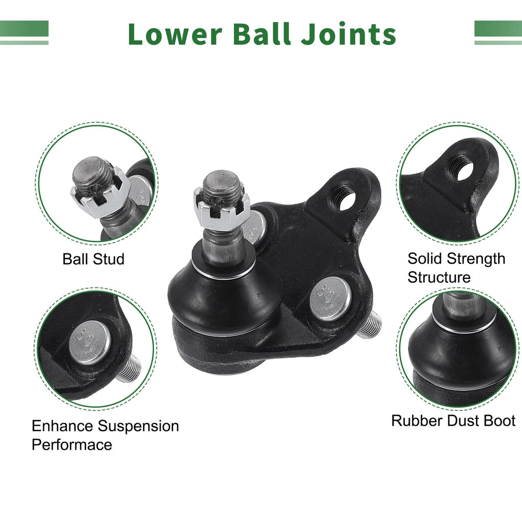 Set of 4 Front Suspension Kit Sway Bar Link Lower Ball Joint for Toyota RAV4 