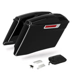 4" Stretched Hard Saddlebag for Harley Touring CVO Road King Glide (1993–2013)