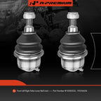2X Front Lower Ball Joint for Chevrolet Silverado 2500HD 3500HD (2001â2019)