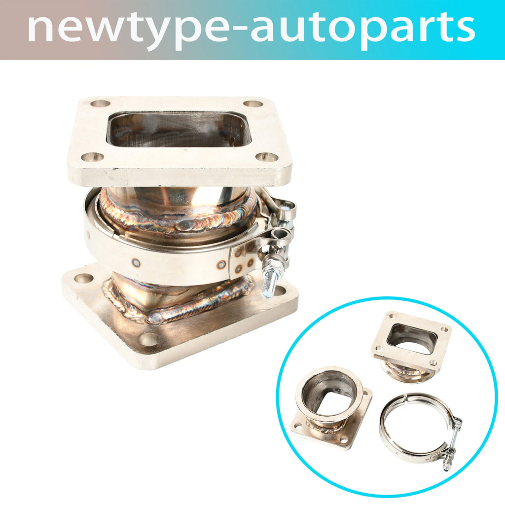 T4 Turbo Inlet V Band Stainless Steel Rotation Conversion Adapter Flange