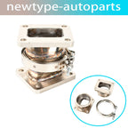 T4 Turbo Inlet V Band Stainless Steel Rotation Conversion Adapter Flange