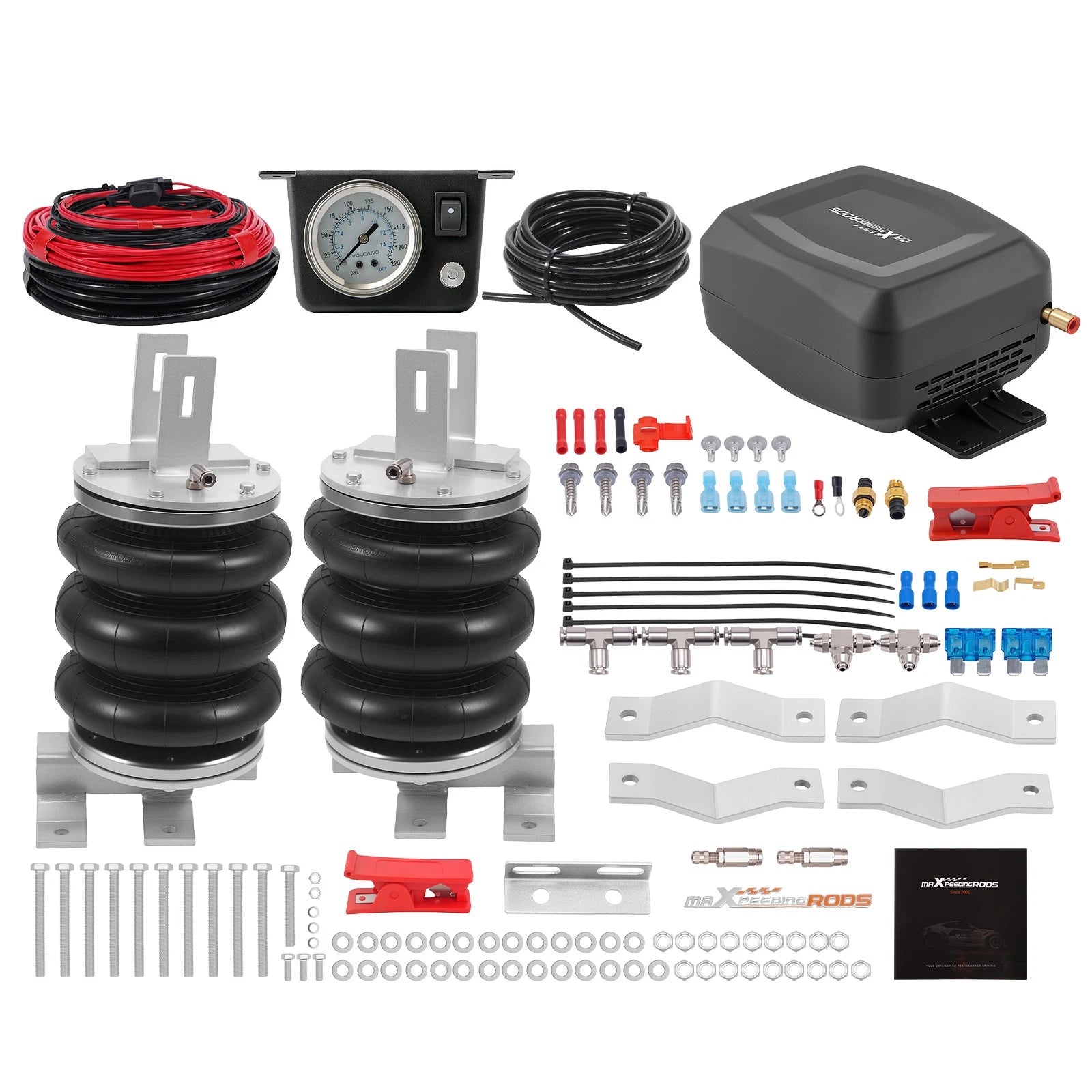 Air Spring Kit + Air Compressor Kit for Ram 1500 TRX (2021–2024)