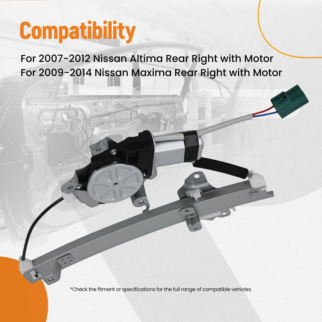 Power Window Regulator Assembly for Nissan Maxima (2009–2014) 82720JA000 RH