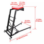 Foldable Automotive Topside Creeper for Adjustable Height (400 lbs)