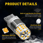 Set of 4 LED Rear Turn Signal Light Bulbs for Make Model (YYYY–YYYY)