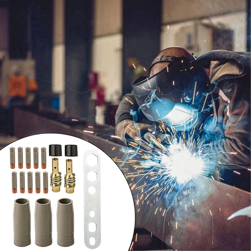 Set of 18 Welding Nozzles for 15AK (0.8mm Aperture)