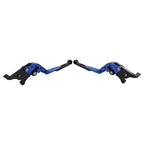 CNC Blue Extendable Brake Clutch Levers for Suzuki GSXR600 GSXR750 (2004-2005)