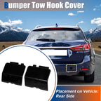 Pair Rear Tow Hook Cover for Mazda 6 (2014–2023) No.GJR950EK151/GJR950EL151 Black