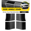 Carbon Fiber Interior Door Handle Panel Cover for Ford F150 (2015–2020)
