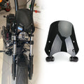 ABS Motorcycle Windscreen for Harley Dyna Softail (2006–2023) Black