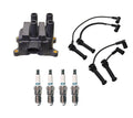 Set of 4 Denso Ignition Coils & Iridium TT Spark Plugs for Mazda 6 (2003–2008)