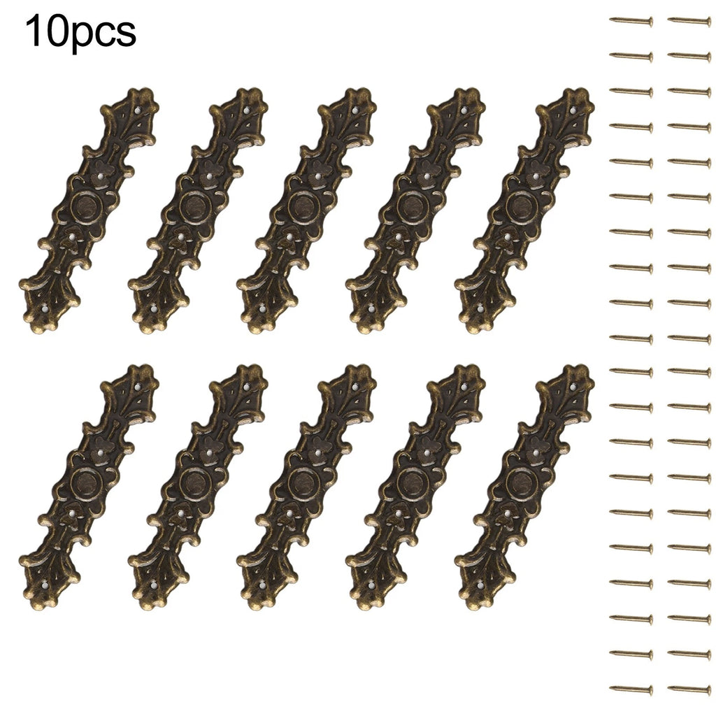 10PCS Alloy Corner Decorative Corners for Wooden Boxes